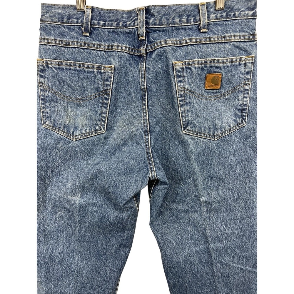 VTG Carhartt B160 DST Denim Jeans 36x20 (actual 33.5x30.5) Relaxed Fit  90s Y2K